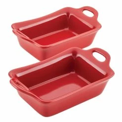 Ceramics 2-Piece, Red, Bakeware Set by Rachael Ray