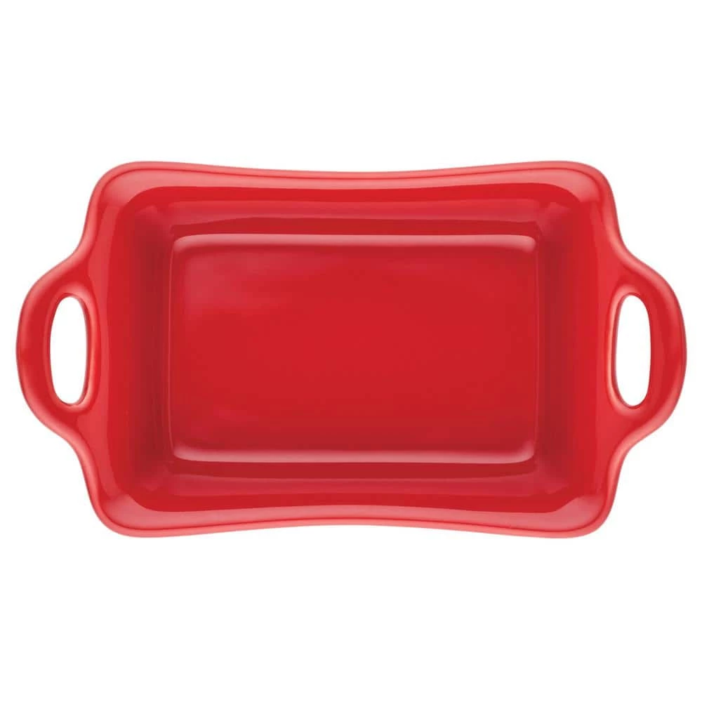 Ceramics 2-Piece, Red, Bakeware Set by Rachael Ray 2 Ceramics 2-Piece, Red, Bakeware Set by Rachael Ray - Image 2