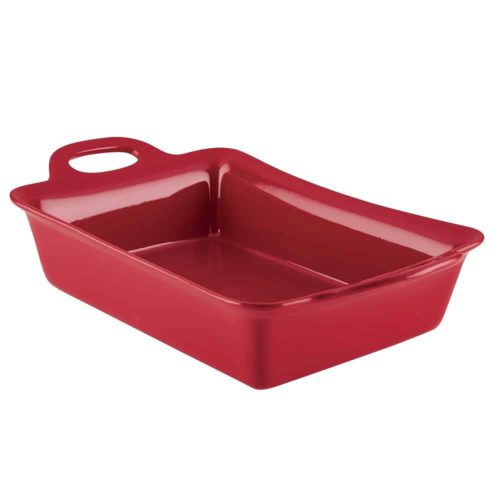 9 in. x 13 in. Red Ceramics Rectangular Baker by Rachael Ray 1 9 in. x 13 in. Red Ceramics Rectangular Baker by Rachael Ray