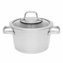 Essentials Manhattan 2.5 qt. 7 in. 18/10 SS Cov Casserole by BergHOFF