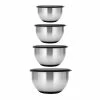 Essentials Geminis 8-Piece 18/10 Stainless Steel Mixing Bowl Set with Lids by BergHOFF