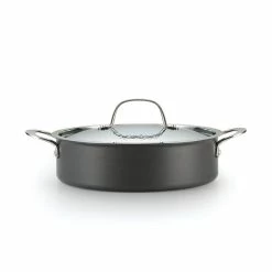 Nera 5 qt. Hard Anodized Aluminum Covered Casserole by LAGOSTINA 5 Nera 5 qt. Hard Anodized Aluminum Covered Casserole by LAGOSTINA -Cheap Bakeware Store silver casserole dishes h9047264 4f 1000