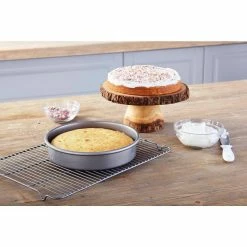 Commercial II 9 in. Round Cake Pan by Chicago Metallic -Cheap Bakeware Store silver chicago metallic standard cake pans 59629 4f 1000
