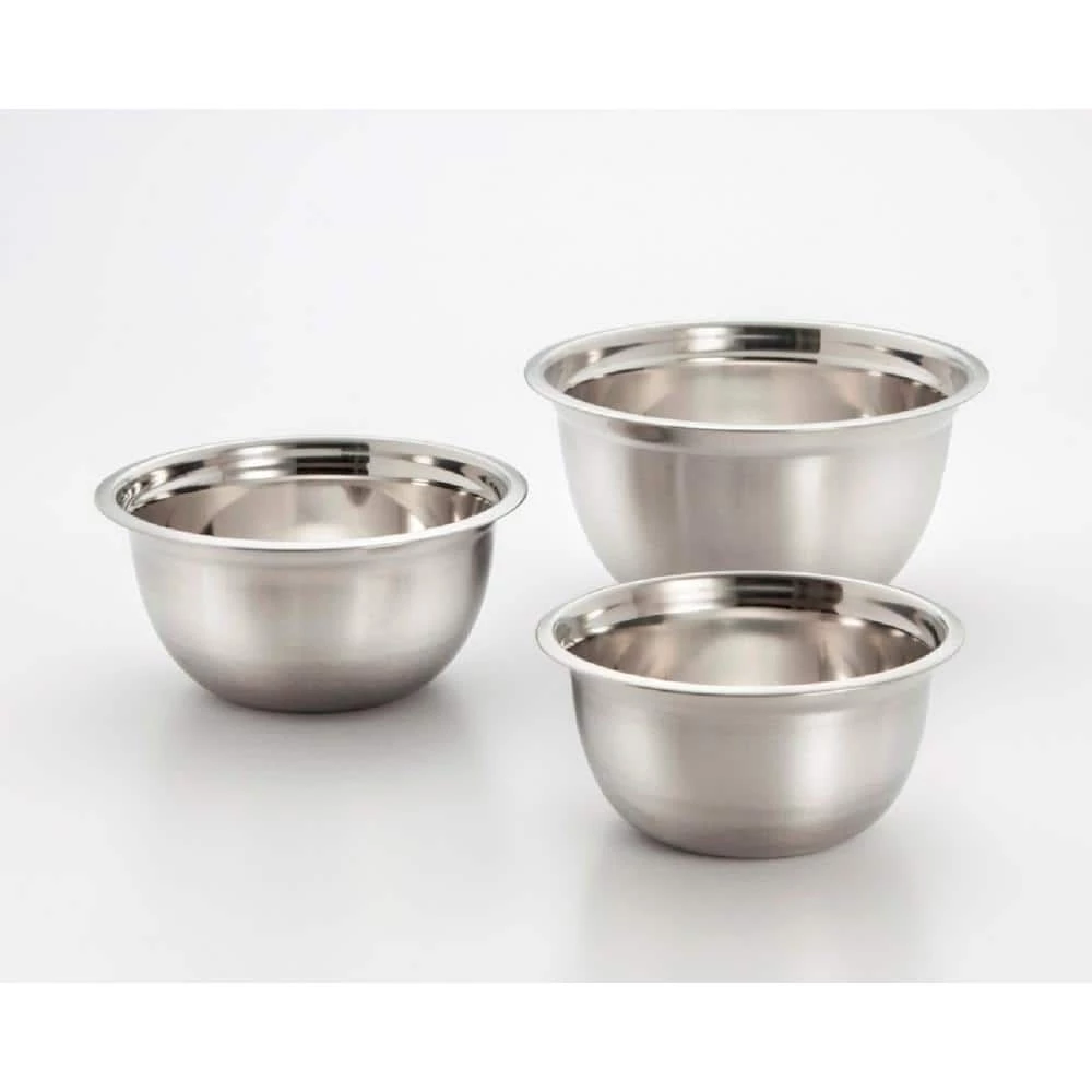 3 Pc Mixing Bowl Set, 3 Qt/5 Qt/8 Qt by Cook Pro 1 3 Pc Mixing Bowl Set, 3 Qt/5 Qt/8 Qt by Cook Pro