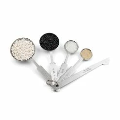 Measuring Spoon Set, 5-Piece by Fox Run 10 Measuring Spoon Set, 5-Piece by Fox Run -Cheap Bakeware Store silver fox run measuring cups measuring spoons 4828 4f 1000