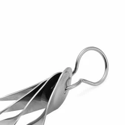 Twist Stainless-Steel Measuring Spoon Set by Nambe -Cheap Bakeware Store silver nambe measuring cups measuring spoons mt0783 4f 1000