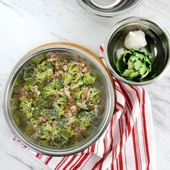 Rosamond 3-Piece Stainless Steel Mixing Bowl Set in Silver by Oster -Cheap Bakeware Store silver oster mixing bowls 985118818m fa 1000