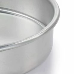 Baker's Glee 9 in. Silver Aluminum Round Cake Pan by Oster -Cheap Bakeware Store silver oster standard cake pans 985117572m 1f 1000