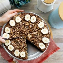 Baker's Glee 9 in. Silver Aluminum Round Cake Pan by Oster -Cheap Bakeware Store silver oster standard cake pans 985117572m 44 1000