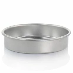 Baker's Glee 9 in. Silver Aluminum Round Cake Pan by Oster -Cheap Bakeware Store silver oster standard cake pans 985117572m fa 1000