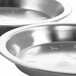 2-Piece Aluminum 9 in. Pie Pan Set in Silver by MARTHA STEWART -Cheap Bakeware Store silver pie plates 985118756m 44 1000