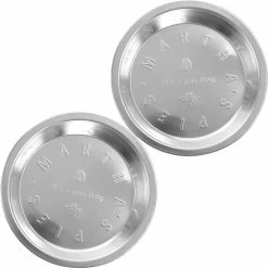 2-Piece Aluminum 9 in. Pie Pan Set in Silver by MARTHA STEWART -Cheap Bakeware Store silver pie plates 985118756m 4f 1000