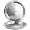 2-Piece Aluminum 9 in. Pie Pan Set in Silver by MARTHA STEWART