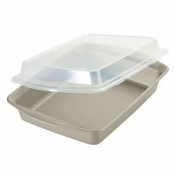Nonstick Bakeware Set, 3-Piece, Silver by Rachael Ray -Cheap Bakeware Store silver rachael ray bakeware sets 47681 44 1000