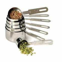 Endurance 7-Piece Stainless Steel Measuring Cup Set by RSVP International