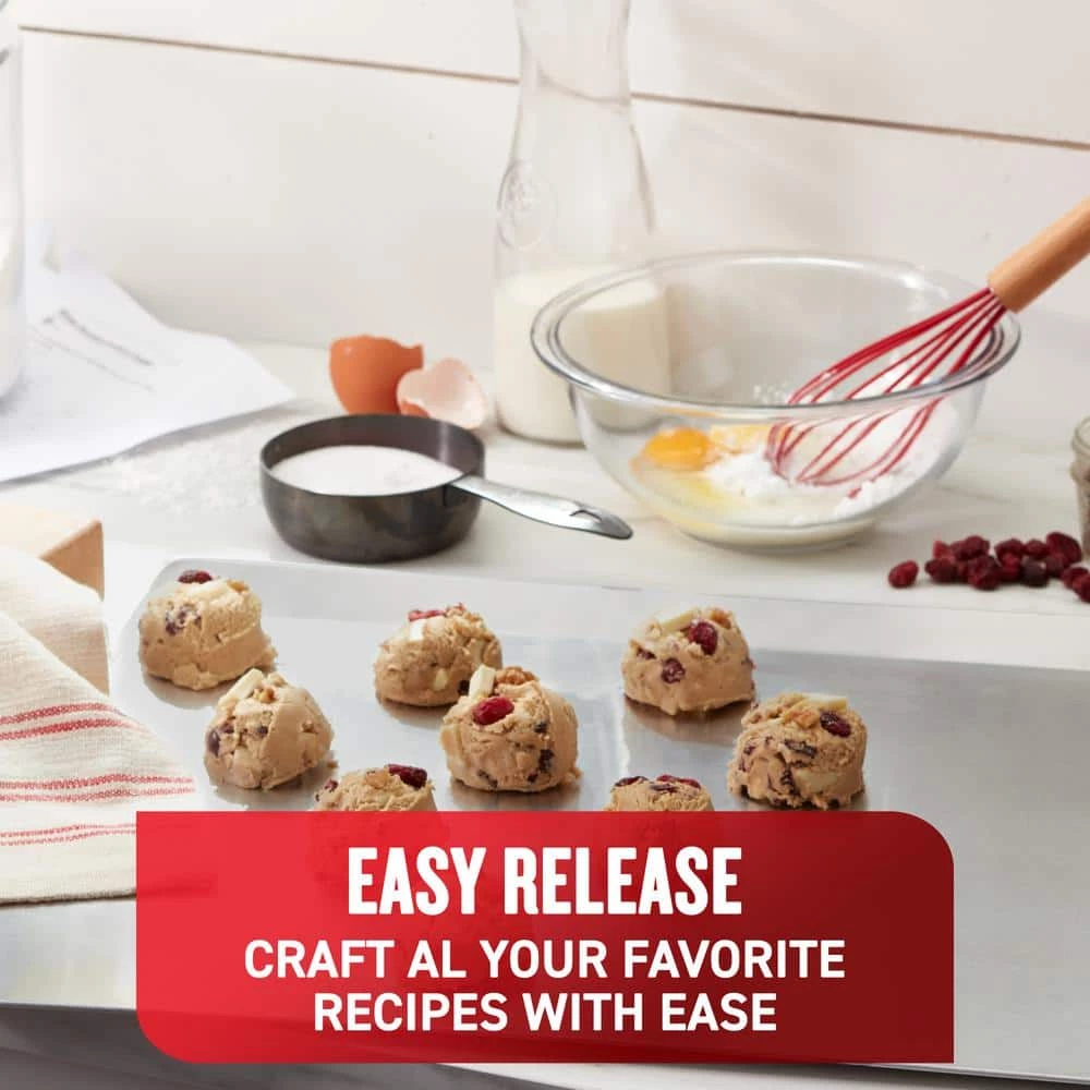 1-Piece Airbake Natural Mega Cookie Sheet Set by T-fal 7 1-Piece Airbake Natural Mega Cookie Sheet Set by T-fal - Image 7