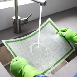 16.5 in. x 11.5 in. Pro-Grade Sil 1/2 Sheet Pan Mat with Grid for Baking by Spectrum -Cheap Bakeware Store spectrum baking sheets 13075 500 44 1000