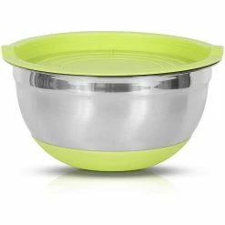 10-Piece Stainless Mixing Bowls with Airtight Lids Set by THE CLEAN STORE -Cheap Bakeware Store stainless steel bakeware sets 325 fa 1000
