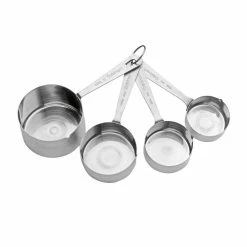 4-Piece Stainless Steel Measuring Cup Set by Cuisinart
