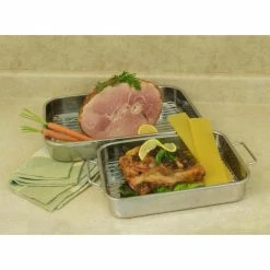 4-Piece All-In-One Lasagna Pan and Roaster with Rack by ExcelSteel -Cheap Bakeware Store stainless steel excelsteel bakeware sets 561 31 1000