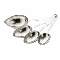 4-Piece Heavy Duty Stainless Steel Measuring Spoon Set by ExcelSteel