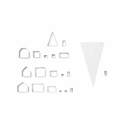 22- Piece Gingerbread House Village Set by Fox Run -Cheap Bakeware Store stainless steel fox run bakeware sets 48750 fa 1000