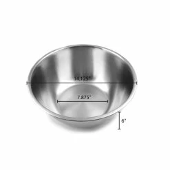 10.75 Qt. Stainless Steel Mixing Bowl by Fox Run -Cheap Bakeware Store stainless steel fox run mixing bowls 7330 1f 1000