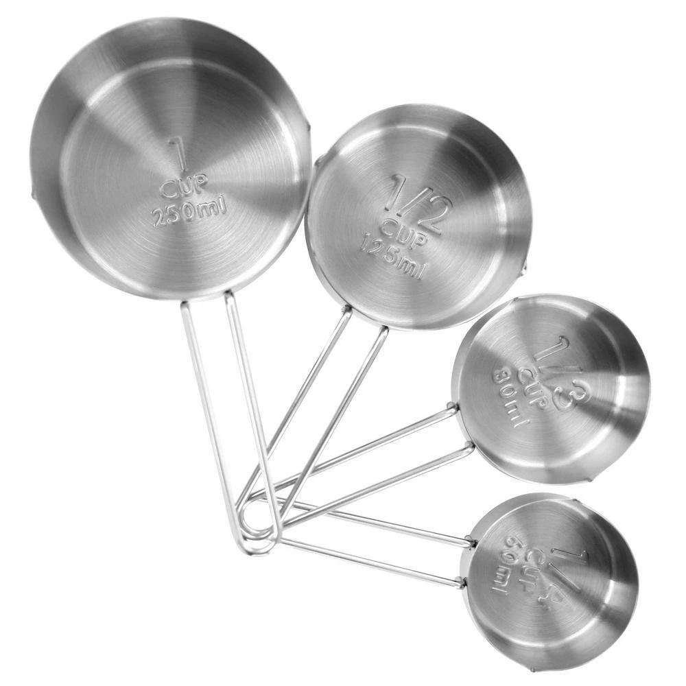 14-Piece Stainless Steel Measuring-cup and Spoon Set with Mixing Bowls by MegaChef 5 14-Piece Stainless Steel Measuring-cup and Spoon Set with Mixing Bowls by MegaChef - Image 5