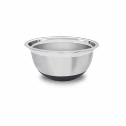 4.5 qt. Stainless Mixing Bowl with Silicone Base by Unbranded -Cheap Bakeware Store stainless steel mixing bowls ds 1780a 44 1000