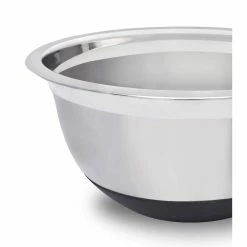4.5 qt. Stainless Mixing Bowl with Silicone Base by Unbranded -Cheap Bakeware Store stainless steel mixing bowls ds 1780a fa 1000