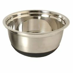 4 qt. Stainless Steel Mixing Bowl with Silicone Base by Unbranded