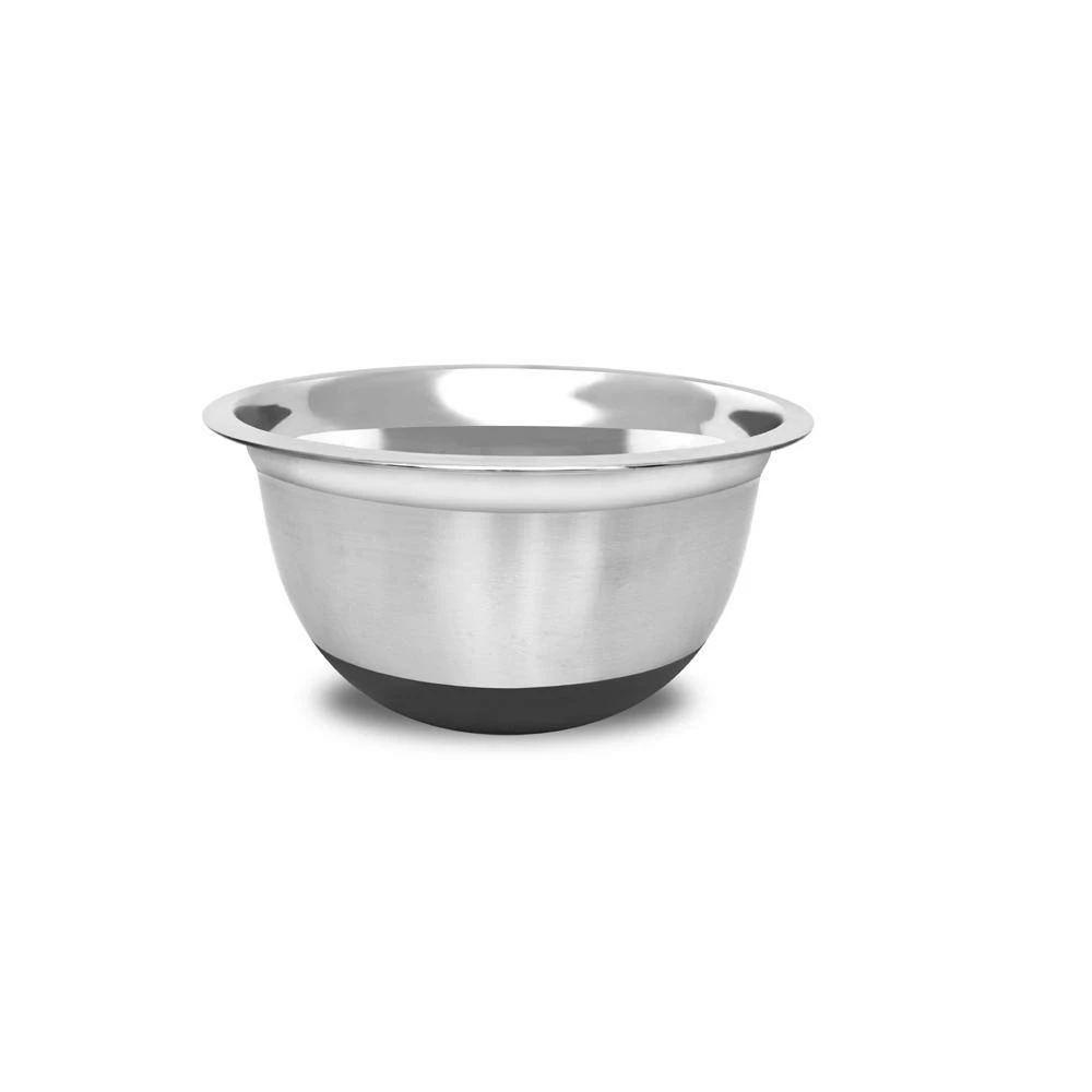 4.5 Qt.,, 4 Qt., 2-Piece Stainless Steel Mixing Bowl Set with Silicone Base by Unbranded 8 4.5 Qt.,, 4 Qt., 2-Piece Stainless Steel Mixing Bowl Set with Silicone Base by Unbranded - Image 8