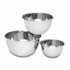 5.2 Qt.,, 3.25 Qt.,, 1.25 Qt., 3-Piece Stainless Steel Mixing Bowl Set by Unbranded 10 5.2 Qt.,, 3.25 Qt.,, 1.25 Qt., 3-Piece Stainless Steel Mixing Bowl Set by Unbranded -Cheap Bakeware Store stainless steel mixing bowls ds 45040 1f 1000