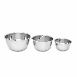 5.2 Qt.,, 3.25 Qt.,, 1.25 Qt., 3-Piece Stainless Steel Mixing Bowl Set by Unbranded 11 5.2 Qt.,, 3.25 Qt.,, 1.25 Qt., 3-Piece Stainless Steel Mixing Bowl Set by Unbranded -Cheap Bakeware Store stainless steel mixing bowls ds 45040 44 1000
