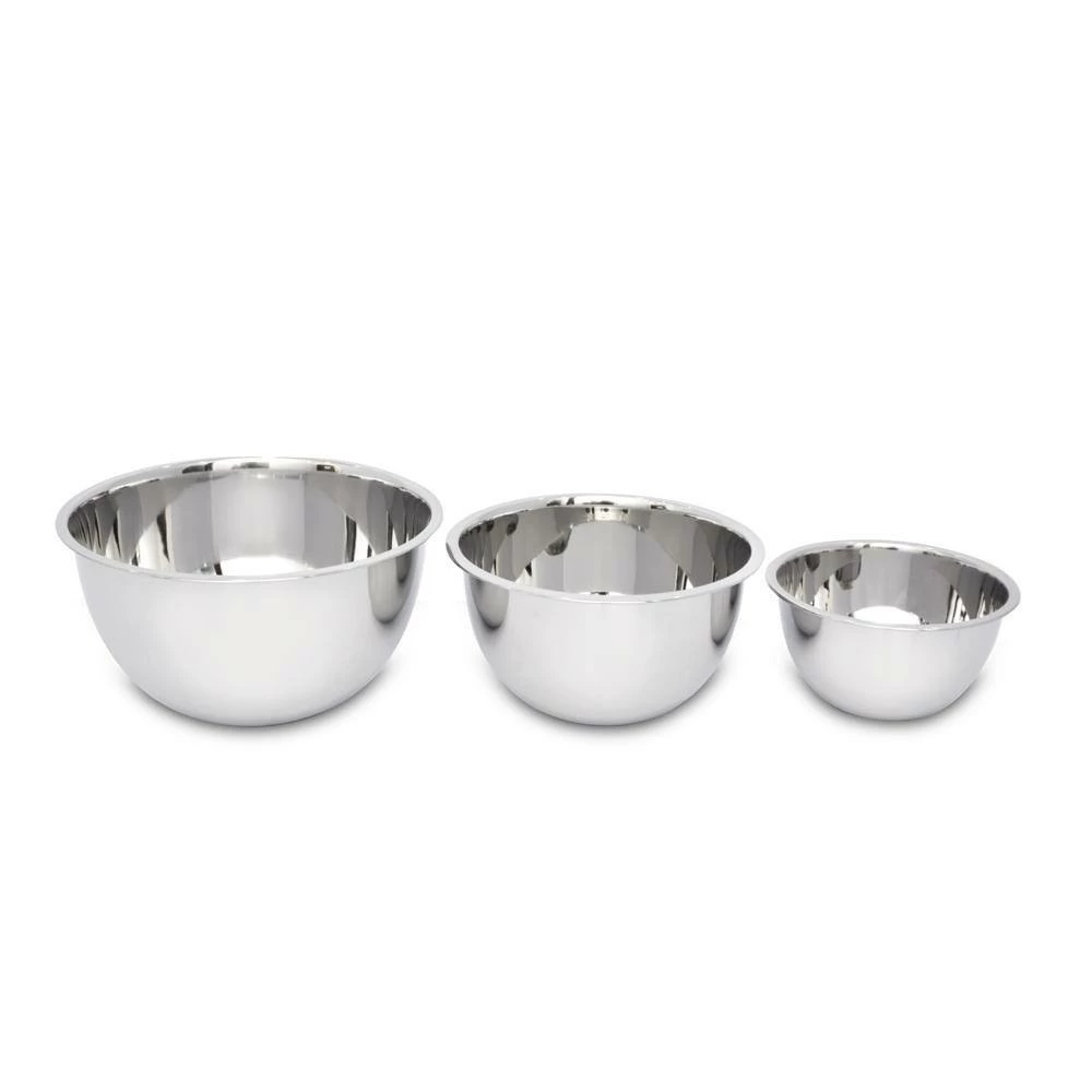 5.2 Qt.,, 3.25 Qt.,, 1.25 Qt., 3-Piece Stainless Steel Mixing Bowl Set by Unbranded 5 5.2 Qt.,, 3.25 Qt.,, 1.25 Qt., 3-Piece Stainless Steel Mixing Bowl Set by Unbranded - Image 5