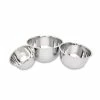 5.2 Qt.,, 3.25 Qt.,, 1.25 Qt., 3-Piece Stainless Steel Mixing Bowl Set by Unbranded