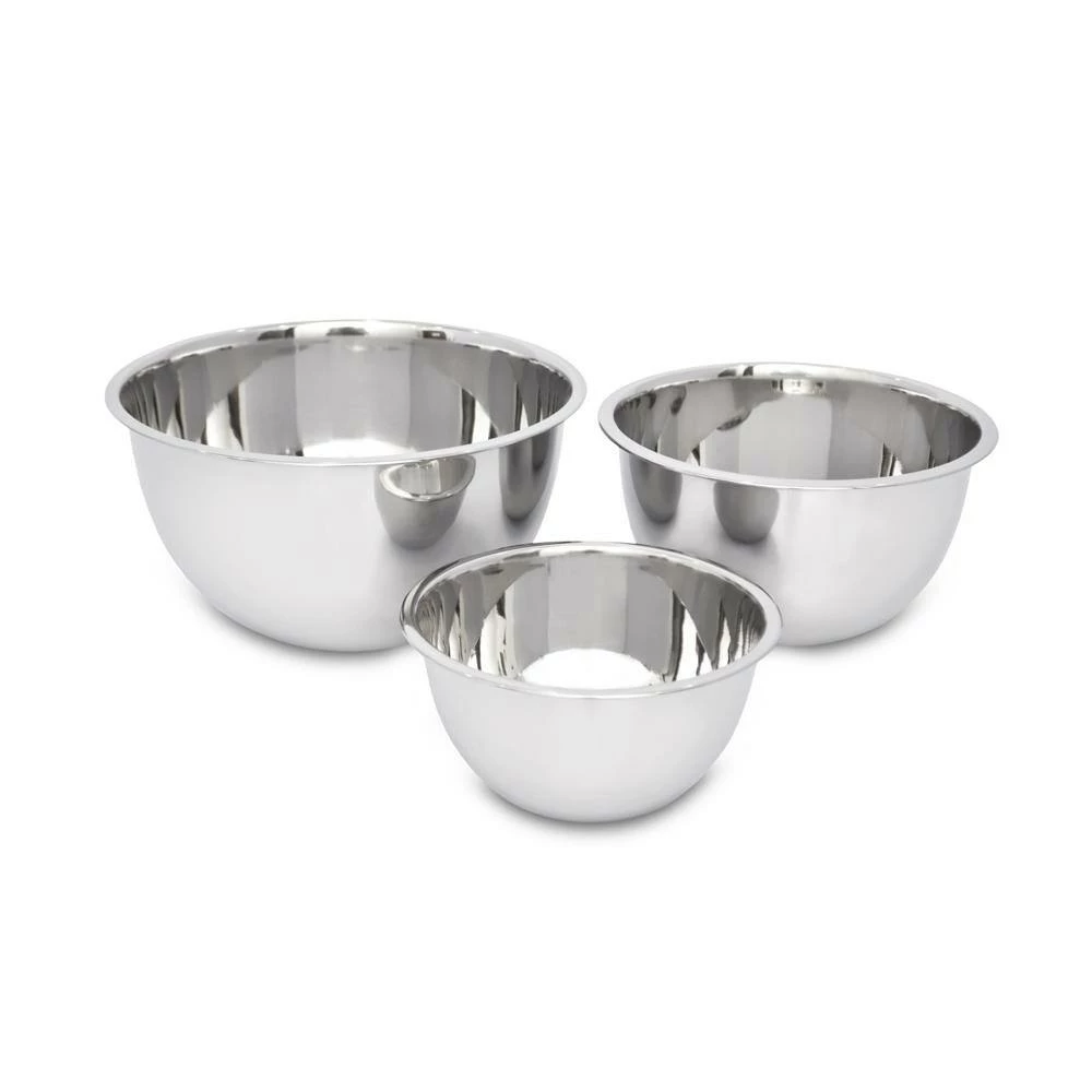 5.2 Qt.,, 3.25 Qt.,, 1.25 Qt., 3-Piece Stainless Steel Mixing Bowl Set by Unbranded 6 5.2 Qt.,, 3.25 Qt.,, 1.25 Qt., 3-Piece Stainless Steel Mixing Bowl Set by Unbranded - Image 6