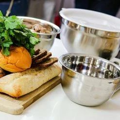 3-Piece Mixing Bowls with Lids Stainless Steel Kitchen Storage Bakeware Set by OVENTE 12 3-Piece Mixing Bowls with Lids Stainless Steel Kitchen Storage Bakeware Set by OVENTE -Cheap Bakeware Store stainless steel ovente mixing bowls bm46333s fa 1000