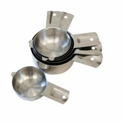 Endurance 6-Piece Stainless Steel Measuring Cup Set by RSVP International