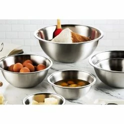 10 Piece High Quality Large Stainless Steel Mixing Bowl Set by LEXI HOME 11 10 Piece High Quality Large Stainless Steel Mixing Bowl Set by LEXI HOME -Cheap Bakeware Store stainless steel satin mixing bowls mw3632 31 1000