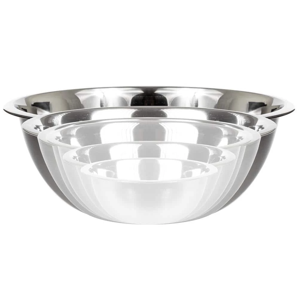 10 Piece High Quality Large Stainless Steel Mixing Bowl Set by LEXI HOME 5 10 Piece High Quality Large Stainless Steel Mixing Bowl Set by LEXI HOME - Image 5