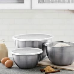 3-Piece Stainless Steel Mixing Bowl Set by Tovolo -Cheap Bakeware Store stainless steel tovolo mixing bowls 81 1947c 1f 1000