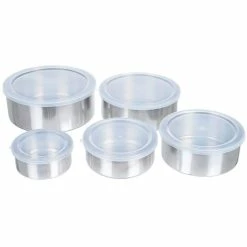 7.25 in. Stainless Steel Bowl Set (5-Pack) by Chef Buddy