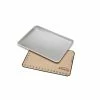 2-Piece Non-stick Tan and Aluminum Medium Mat Baking Sheet Set by Artisan