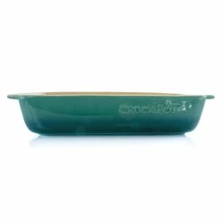 Artisan 4 qt. Gradient Teal Rectangular Stoneware Bake Pan by Crock-Pot -Cheap Bakeware Store teal crock pot baking dishes 985116904m 4f 1000