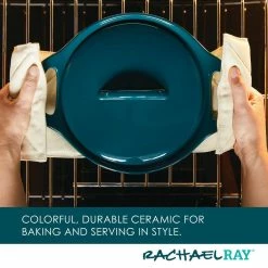Bakeware 3-Piece Teal Bakeware Set by Rachael Ray -Cheap Bakeware Store teal rachael ray bakeware sets 48423 44 1000