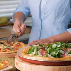 Aluminum Pizza Pan by Tramontina -Cheap Bakeware Store tramontina pizza pans 80110 053ds 31 1000