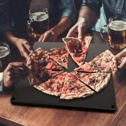 Pizza Pans 16.1 in. x 14.2 in. x 0.4 in. Non-stick Steel Baking Steel Pizza Stone with 20x Higher Conductivity, Black by VEVOR -Cheap Bakeware Store vevor pizza pans psg4136cm10mmm9bev0 31 1000