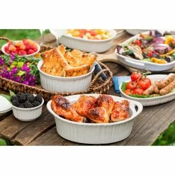 French White 10-Piece Ceramic Bakeware Set by Corningware -Cheap Bakeware Store white corningware bakeware sets 1117223 31 1000
