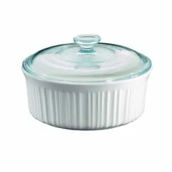 French White 10-Piece Ceramic Bakeware Set by Corningware -Cheap Bakeware Store white corningware bakeware sets 1117223 44 1000